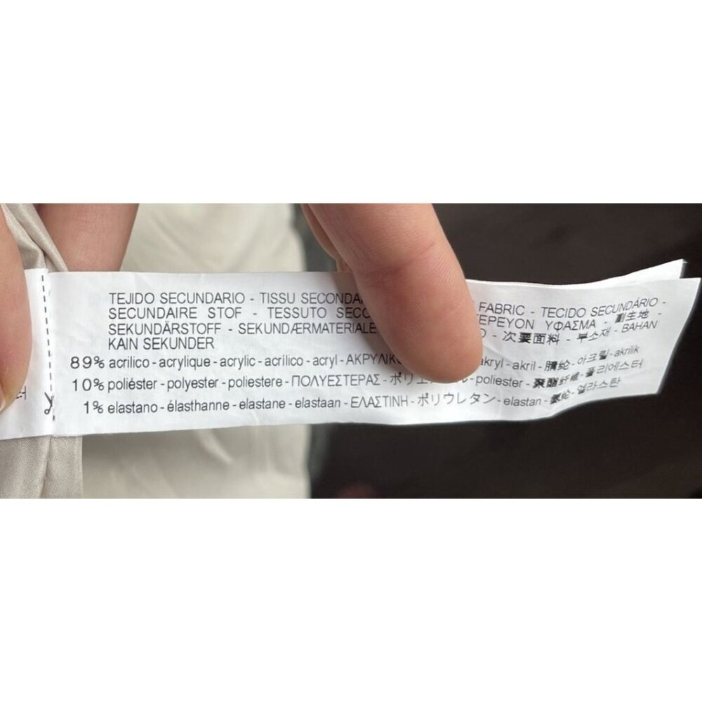 Zara Womens Bomber Jacket S‎ Satin Full Zip Aviator Green Pockets Short Satin - Picture 11 of 11